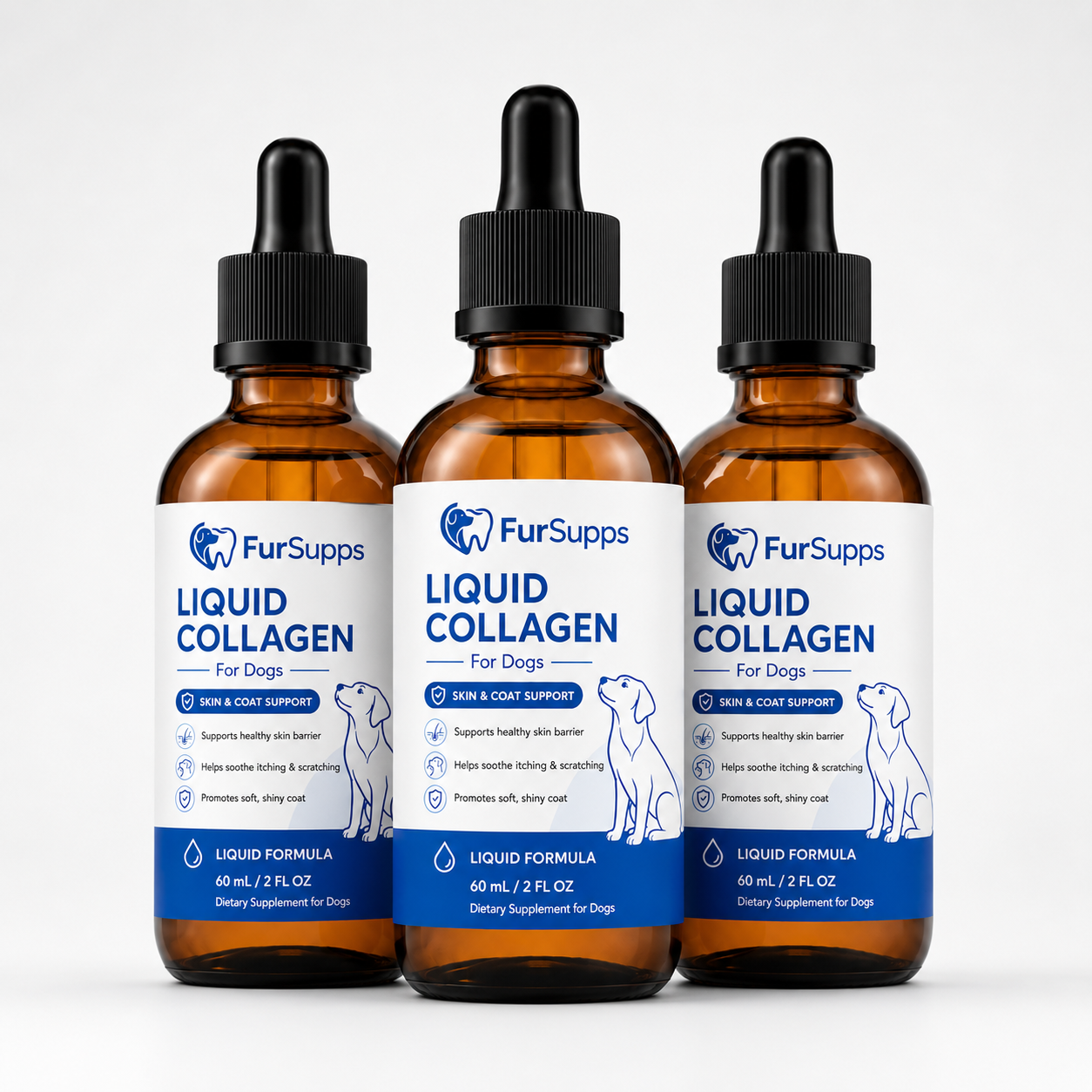FurSupps Liquid Collagen (3 Pack)