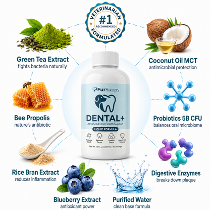 FurSupps Dental+ Vet-Grade Water Additive